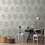Floral Metallic Wallpaper Roll-2005449934
