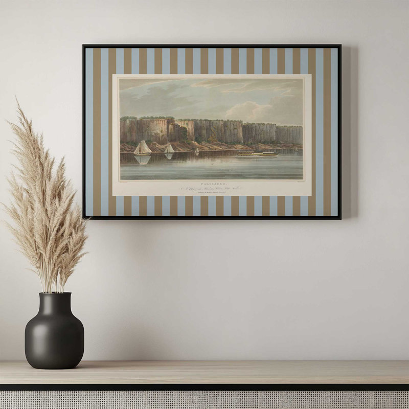 «Yonkers Palisades Hill» par Deny Designs, reproduction d'art, 12 x 16, Doré, Toile encadrée
