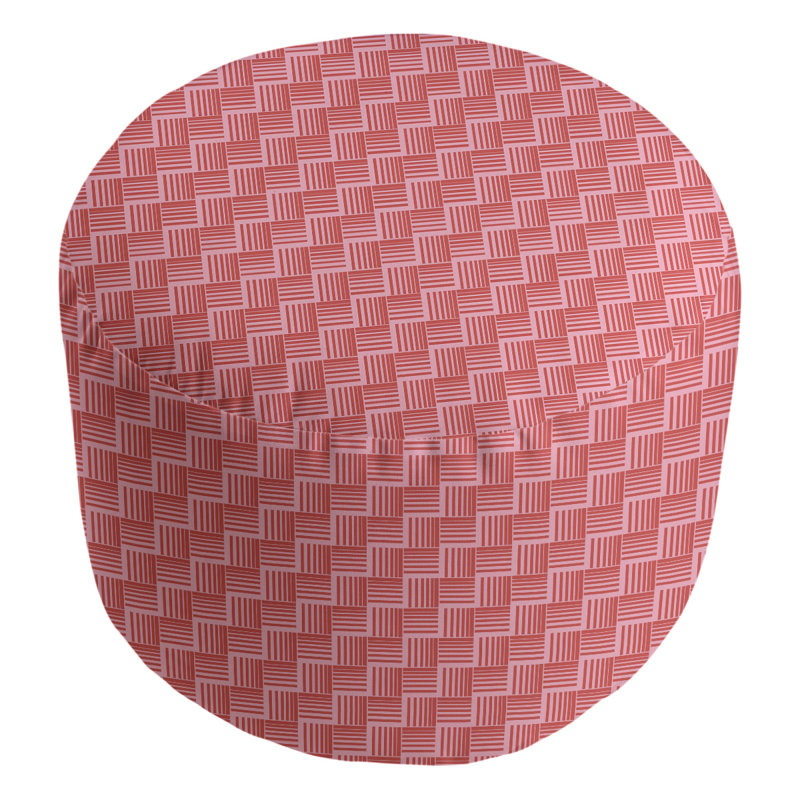 repose-pieds basketweavest hol, Rouge