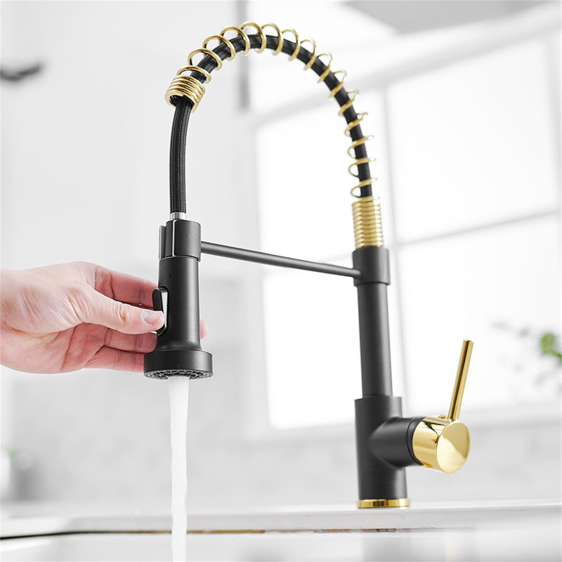 AWZTOO Pull Down Kitchen Faucet