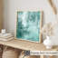 «Abstract Green Myst V», reproduction d'art moderne sans cadre