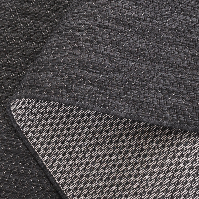 Tapis de couleur unie Delfred Performance, Rectangle 5 pi 3 po x 7 pi 6 po