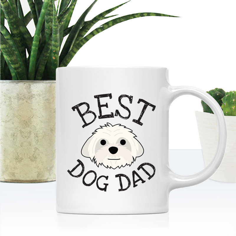 Tasse à café Best Dog Dad, Maltais