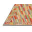 Tapis de zone rouge/orange/vert contemporaine-1109132580