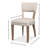 Rhett 20'' H Linen Upholstered Oak Side Chair