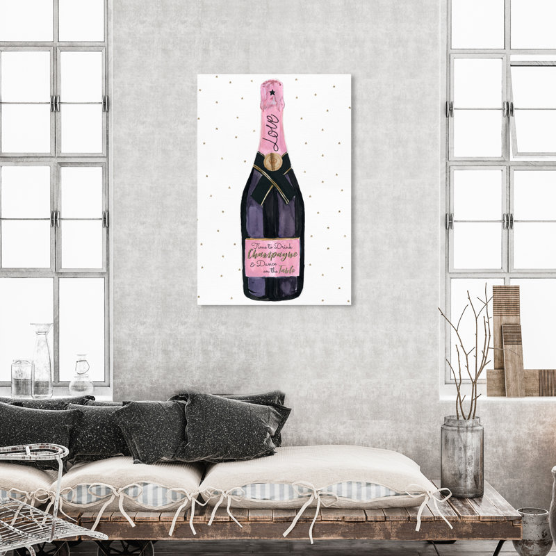 Love Love and Stars - Peinture, H 45 po x l 30 po, Toile tendue