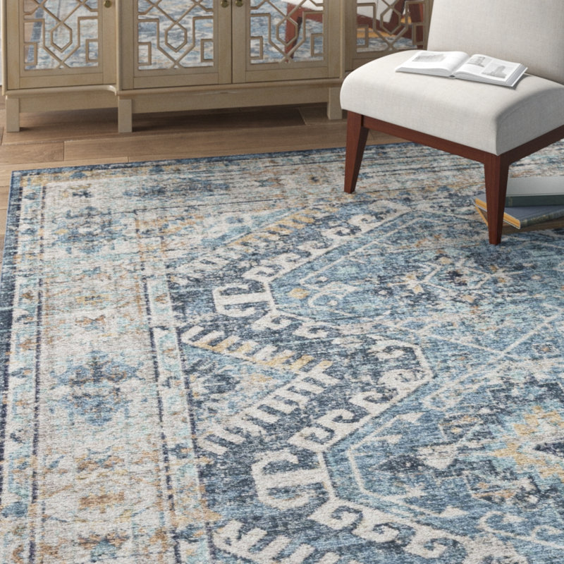 Gelo Oriental Indoor Rug, Round 8'