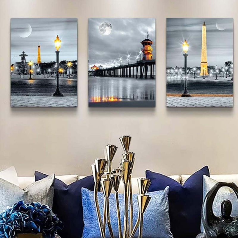 3 Piece Wrapped Canvas Print