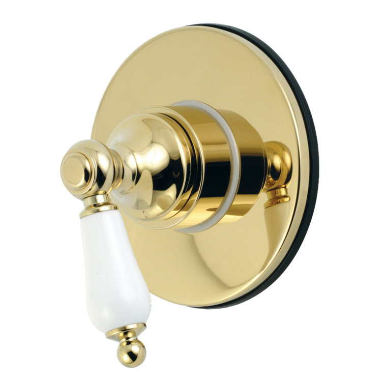 Single-Handle Three-Way Diverter Valve with Trim Kit