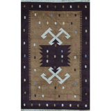 Hand-Knotted High-Quality Black Area Rug