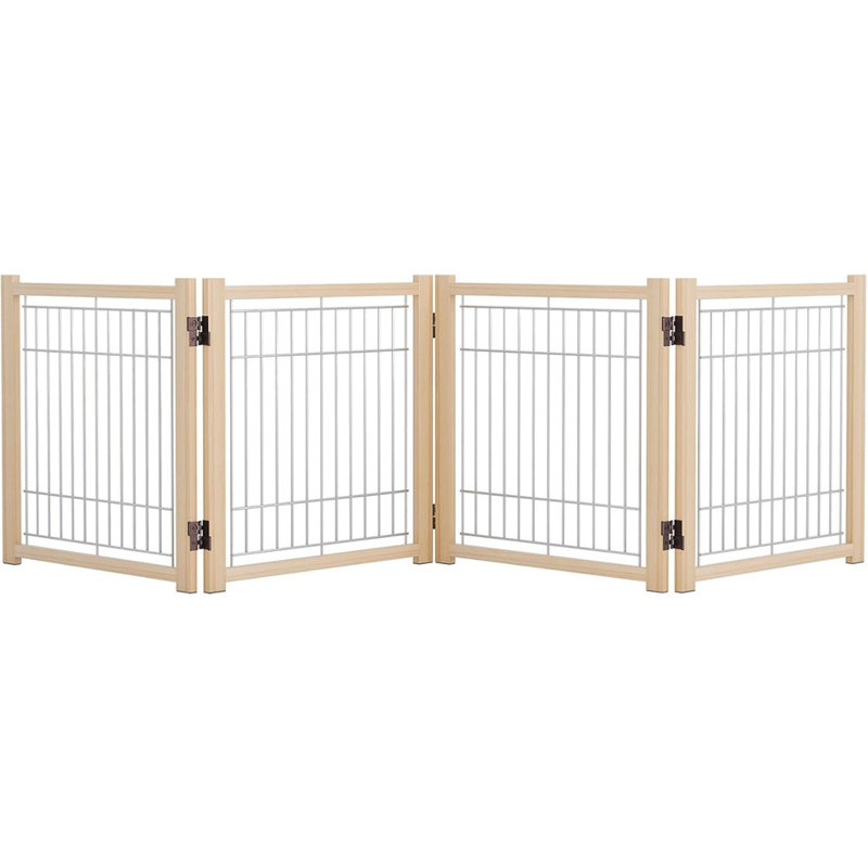 Barrière pour chien autoportante Natural Natural