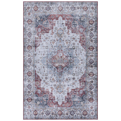Melhado Performance Machine Washable Oriental Rug