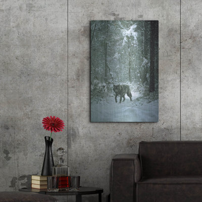 «Winter EncounterWolf» par Ron Parker