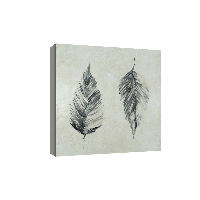 «Silver Foliage», art mural sur toile, Toile tendue, H 30 po x l 30 po
