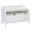Banc de rangement rembourré, banc d'entrée-274918183