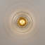 Plafonnier semi-encastré 1 lumière en verre rétro