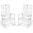 Outdoor Patio HDPE Rocking Adirondack Chair-930783621