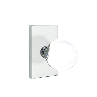 Passage Bristol Knob with Modern Rectangular Rose