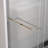 44 - 48"x76" Double Sliding Shower Door For Bathroom, Aluminum Frame With Finished, 1/4" (6mm) Clear Tempered Glass, And Unbreakable, Reversible Installation