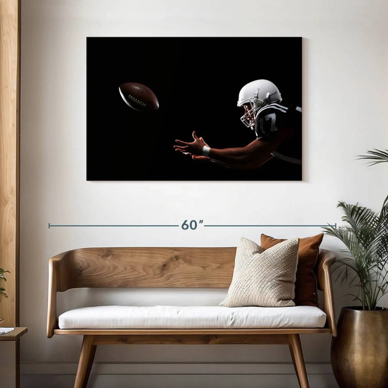 Joueur de football Sireci, H 30 po x l 45 po