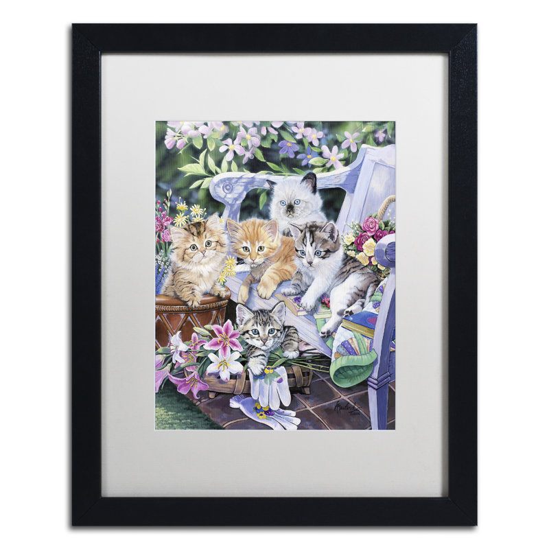 « purfect jardinage copains », impression sur toile encadrée, H 20 po x l 16 po x P 0,5 po