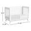 Lit de bébé convertible Gemi