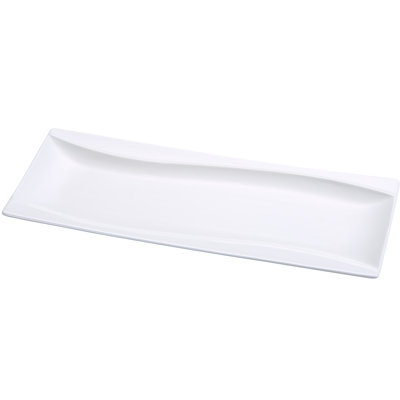 Yanco Sea Wave 4.5" Appetizer Plate In White