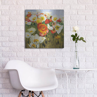 Sunny Goodge Street' by Shirley Novak Metal Wall Art, 24" x 24"