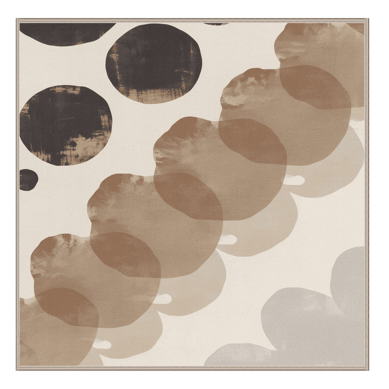 Machine Washable Paulett Minimalist Ombre Rug in Beige – Beige Binding, 5' Square