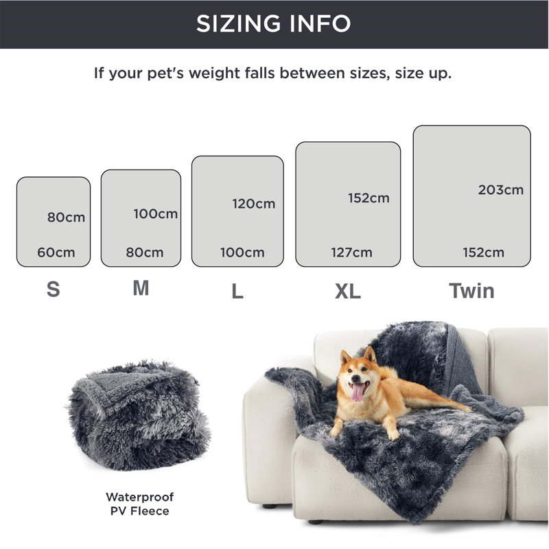 Coman Pet Blanket, Dark Grey