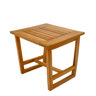 Dayo Acacia Wood Patio Outdoor Side Table