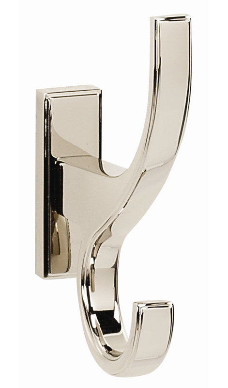 Arch Robe Hook, Polished Nickel