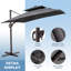 11' X 9' Rectangular Cantilever Umbrella With Weighted Base-1264388109