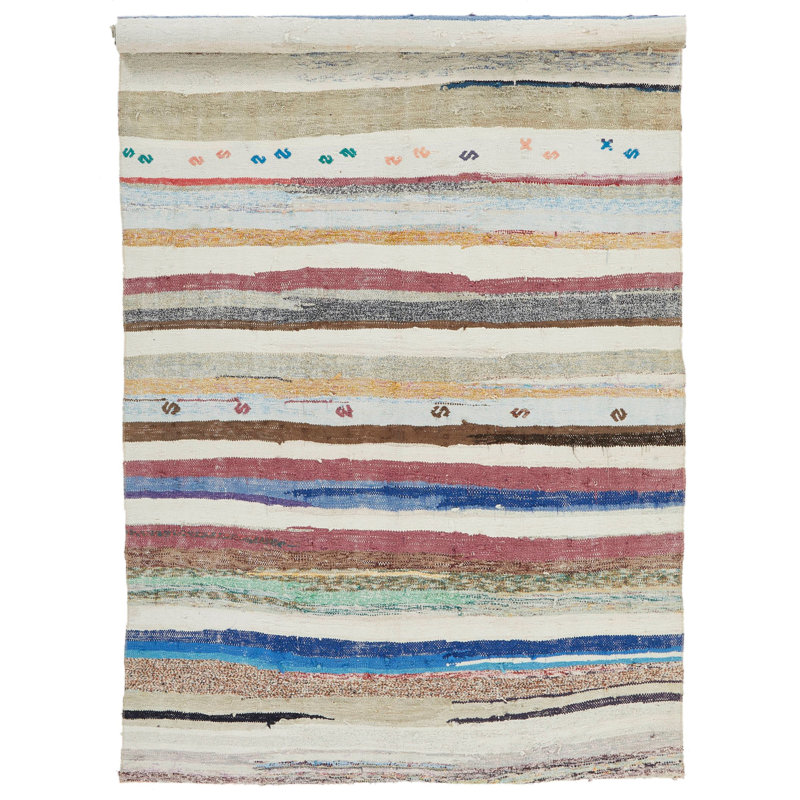 Tapis tribal turc multicolore 5 x 9