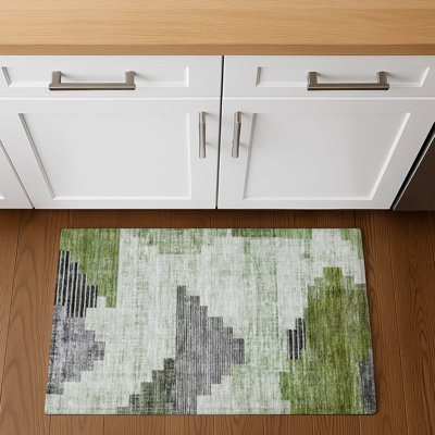 Premium Machine Washable Ashington AMF1829 Geometric Rug