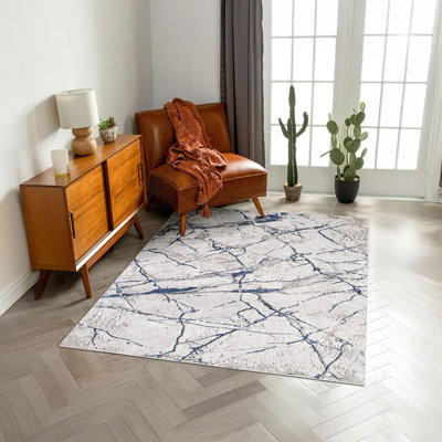 Tapis écologique (2 pi x 3,3 pi), 100% polyester, 650 g / m² | Pois antibactérien et antidérapant en PVC, hauteur des poils: 0,2 po | Lavable à la machine, impression numérique, parfait pour le salon et la chambre à coucher