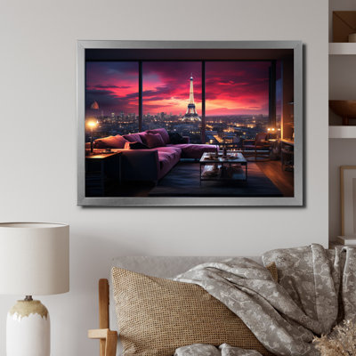" Futuristic Paris Eiffel Tower Penthouse II "