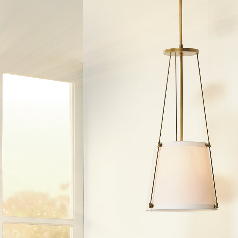 California 1 - Light Pendant, Antique Brass