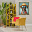 "Beach Ready Pup", art mural encadré par Roozbeh Bahramali-1885432566-1885432560