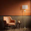 Keyjuan 62.4'' Bronzed Traditional Floor Lamp
