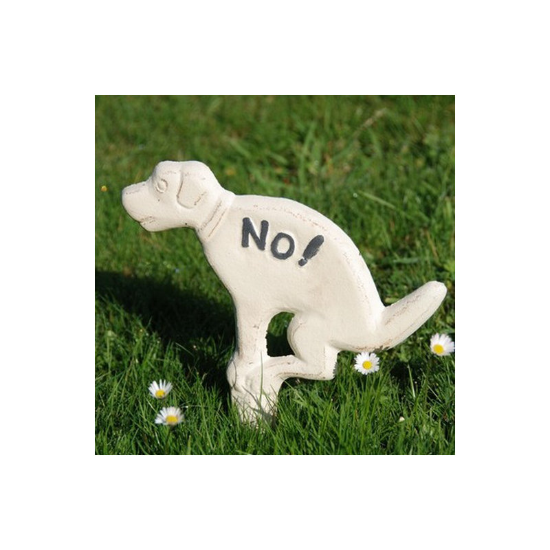 No Fouling Dog Sign (Antique White)