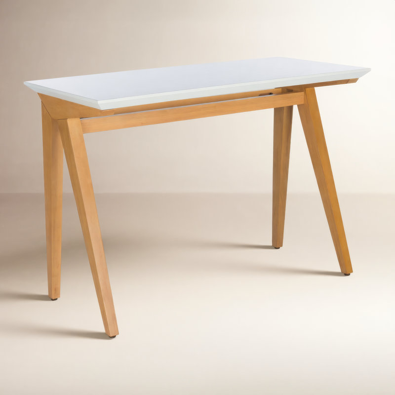 Bureau Jerry, Chêne / Blanc