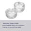 Mikasa Trellis Stackable Bowls Set with Lids