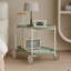 Lune chariot de rangement (vert) Nordic Internet célébrité chariot mobile cuisine simple tablette de rangement double canapé de salon