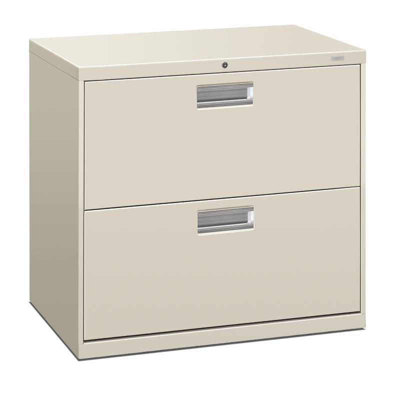 Classeur latéral 2 tiroirs Brigade 600 Series, Gris clair