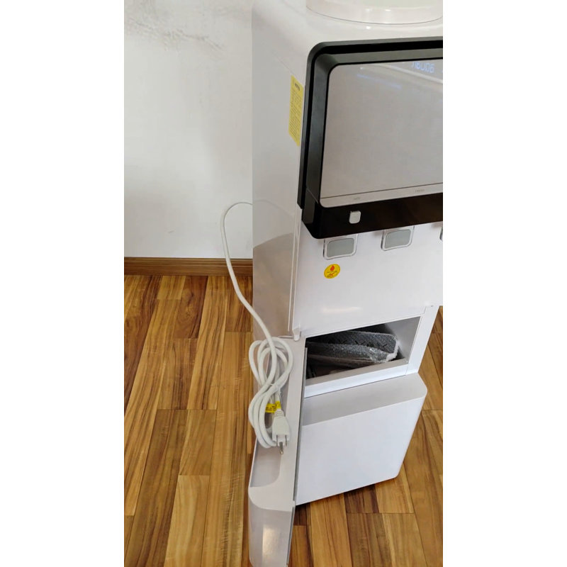 White 3-in-1 Water Dispenser with Ice Maker for 5 Gallon Bottles