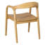 Kinzel 43cm H Solid Wood Backless Armchair