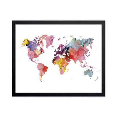 Carte de couleur arc-en-ciel