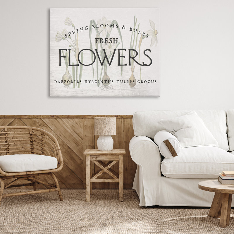 Art mural sur toile, "Fresh Flowers Market" par Ziwei Li, H 36 po x l 48 po