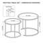 Ensemble de 2 tables basses Modern Modern-2005860972-2005860979
